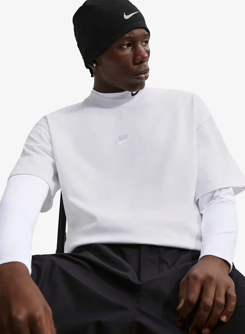 Nike WHITE Loose Fit Premium T-Shirt for Men | Best Price UAE